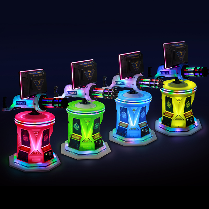 Children's Coin-Operated Arcade Amusement Machine Commercial Shooting Gun Gatling Toy for Mall Square Stall Entertainment