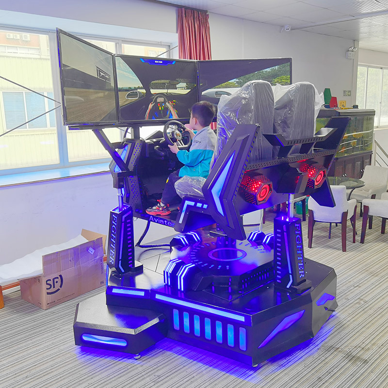 360 Vr Headset Replacement Yhy 720 Degree Rotating New Arrival Theme Park Cinema Two Seats Reality Arcade for Sale 360 Vr