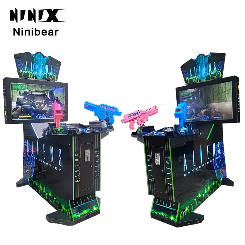 Factory Wholesale Hot Selling Fire Full Open 42-inch LCD 3-in-1 Video Shooting Simulator 2 English Adult Shooting Machine