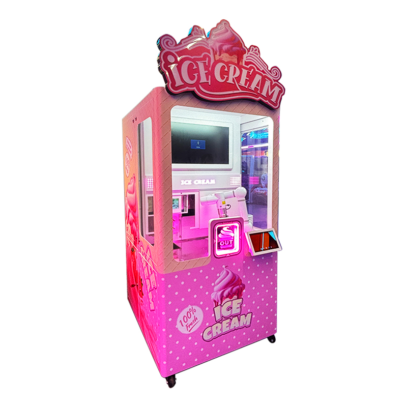 Automatic Ice Cream Vending Machine Smart Frozen Dessert Maker With Touch Screen for Shopping Mall Amusement Park