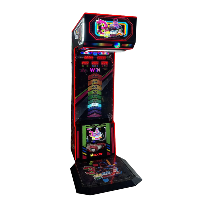 High-end Boxing Arcade Stainless Steel Metal Structure Coin-operated Electronic Scoring System