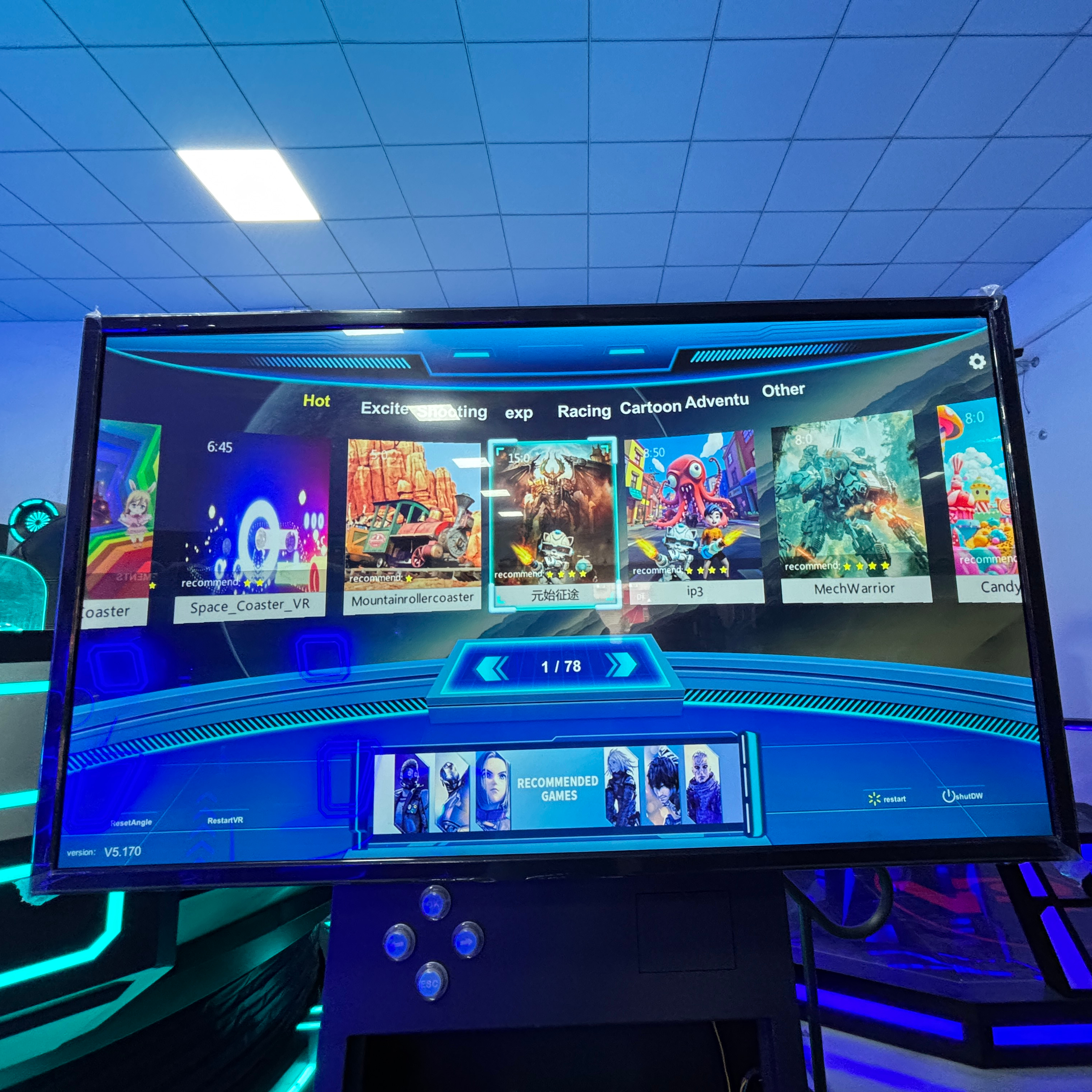 VR Simulator Motion Ride Machine Interactive Flight Theater Virtual Reality Amusement Equipment Multi Player Dynamic Game Chair