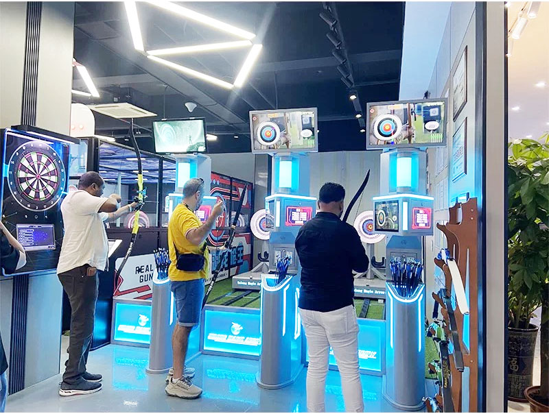 Simulator Sports Smart Archery Machine Indoor Entertainment Simulation Archery Hall Machine Playground Archery Field Equipment