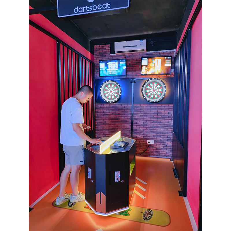 Electronic Dart Machine Coin Operated Darts Game Equipment With LED Screen for Bar Club Indoor Amusement Center
