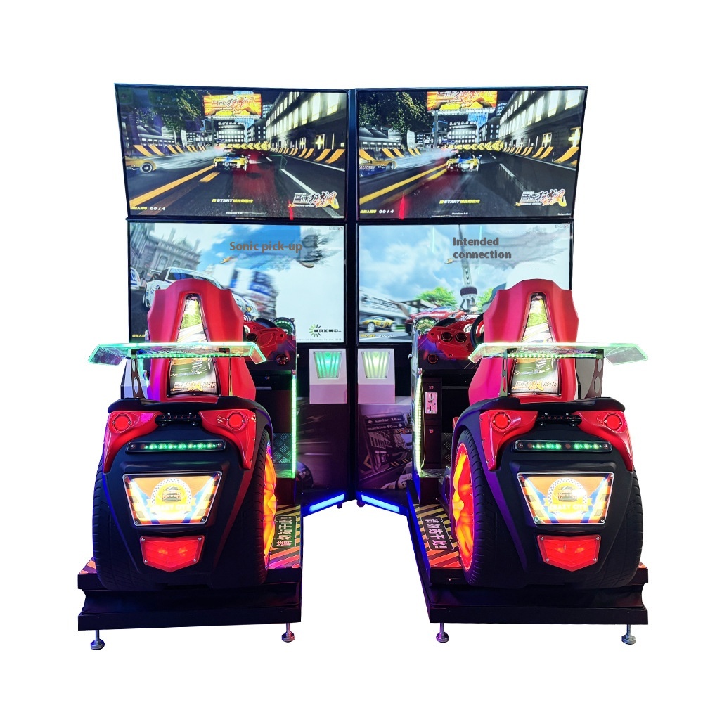 Most Popular Sonic Racing Coin-Operated Arcade Machine Two-Screen Racing Simulator for Amusement in Game City Arcades