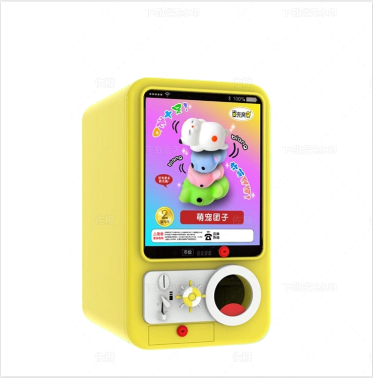 Cute Style Double Arcade Capsule Toy Vending Machine Coin Operated Prize Dispenser for Game Zones Entertainment Equipment