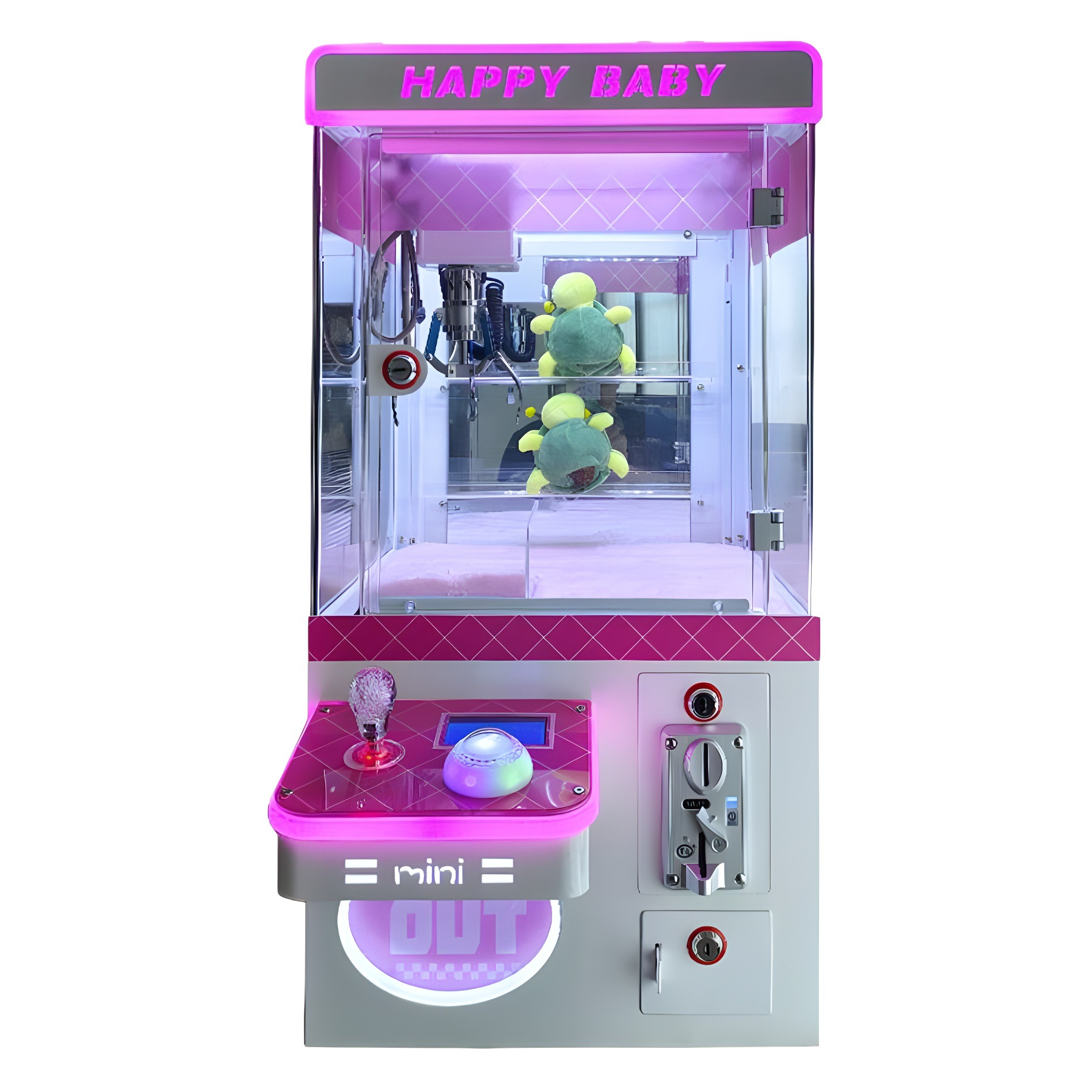 Small Customizable Home & Commercial Arcade Claw Crane Popular Coin Operated Doll Entertainment Game Console