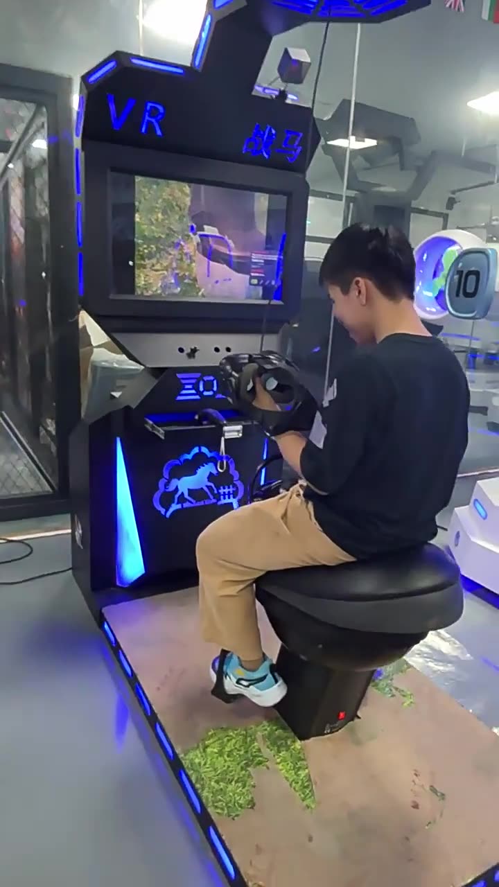 VR Horse Riding Simulator Machine Motion Ride Game Equipment Virtual Reality Experience for Amusement Park Arcade Game Center