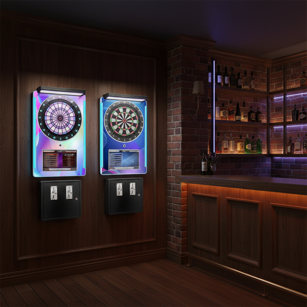 Electronic Dart Machine Arcade Dart Game Machine Soft Tip Dartboard Amusement Game Equipment Coin Operated Machine