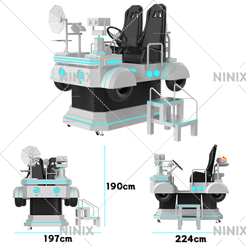 360 Degree Virtual Reality Machine for Two Players Custom Headphones Glass Material for Adults 360 Degree Sports Equipment
