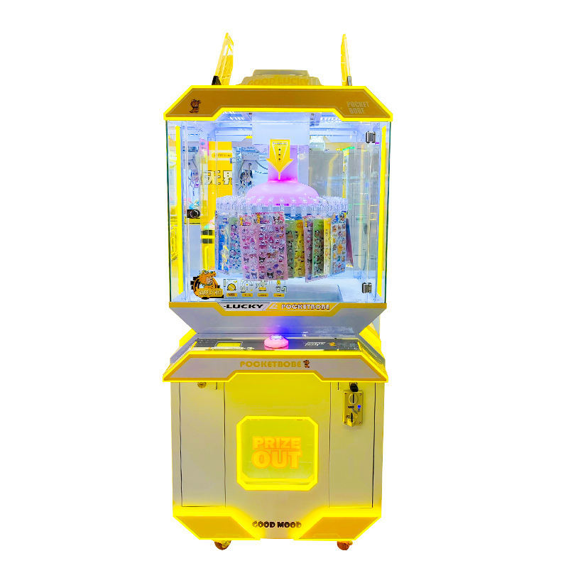 Most Popular Coin-Operated Crane Machine Arcade Entertainment Center with Mini Claw Toy Dolls Coin-Operated Claw Machine
