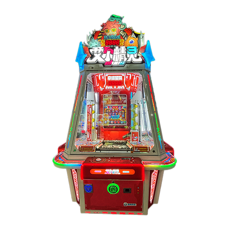 Arcade Coin Pusher Game Machine Multi Player Ticket Redemption Game Equipment LED Light Coin Operated Machine for Amusement Park