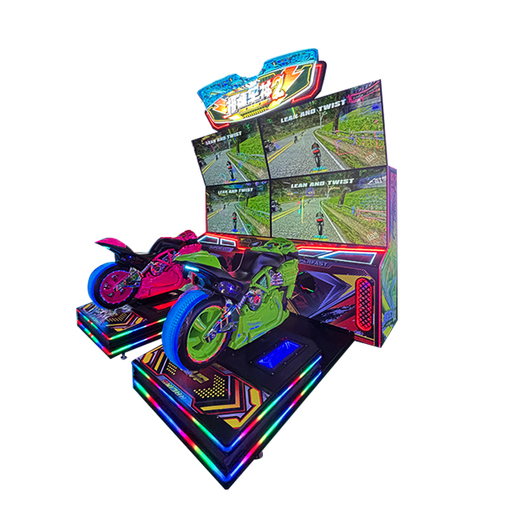 Most Popular Simulated Motorcycle Coin-Operated Arcade Machine Children's Entertainment Console for Motorcycle Games Game