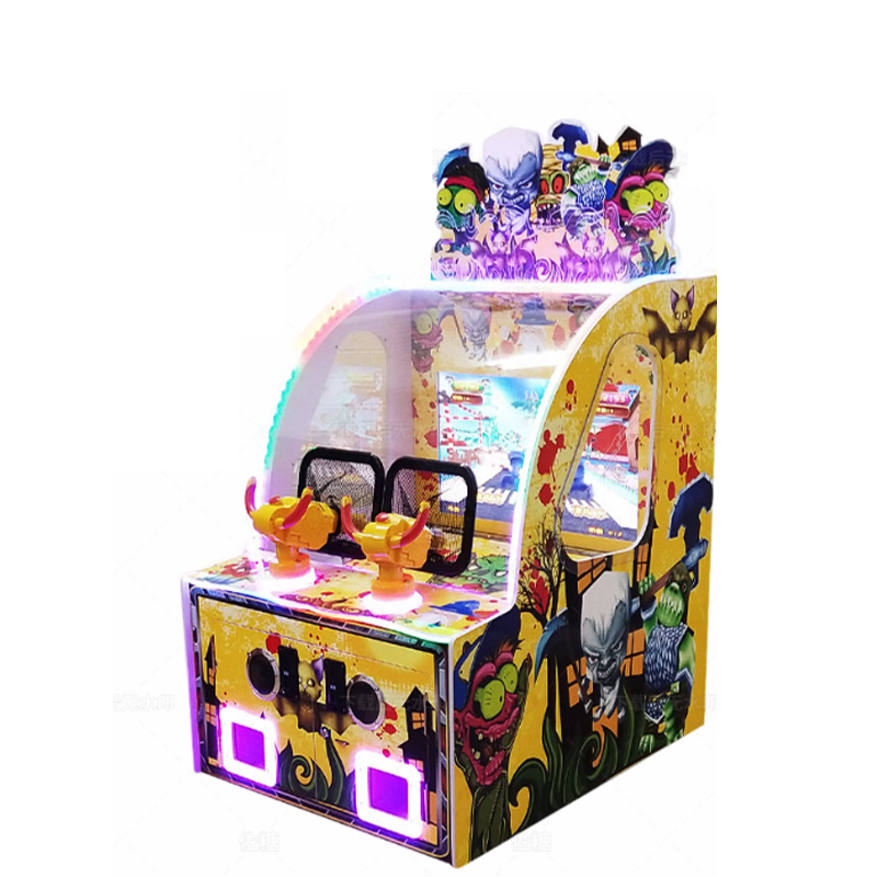 Cheap Coin-Operated Double Water Jet Gun Shooting Arcade Video Game Machine Children's Entertainment