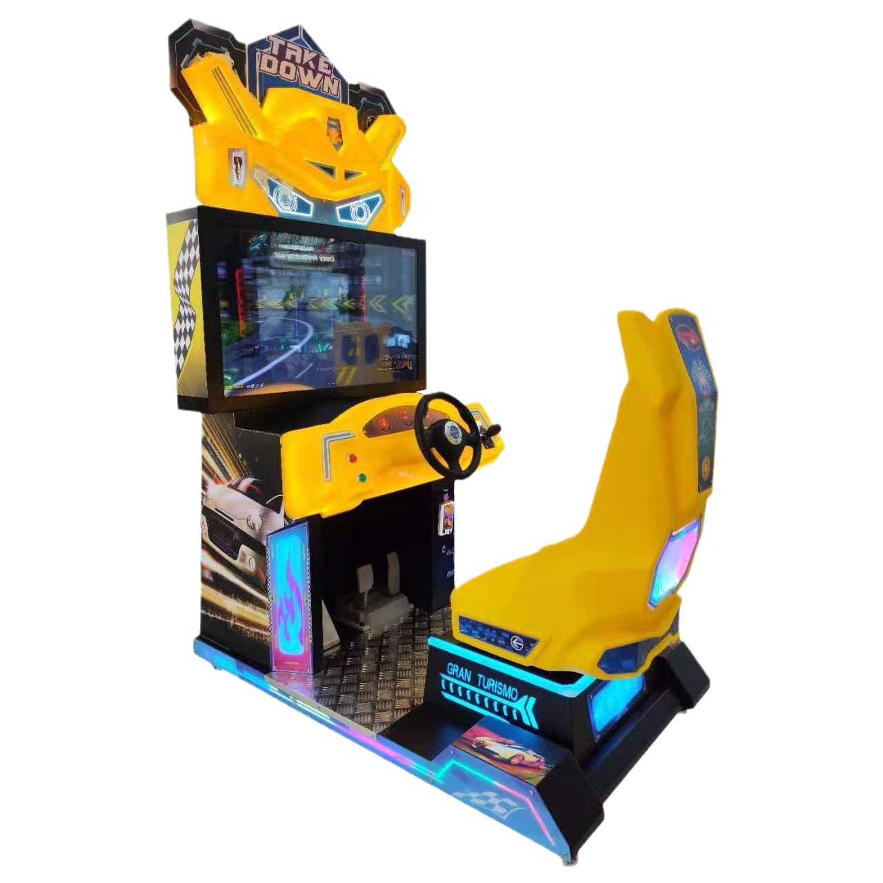 High Quality 32 Inch Large Arcade Racing Simulator New Sonic Speed Car Game Machine Coin-Operated Entertainment Equipment Metal