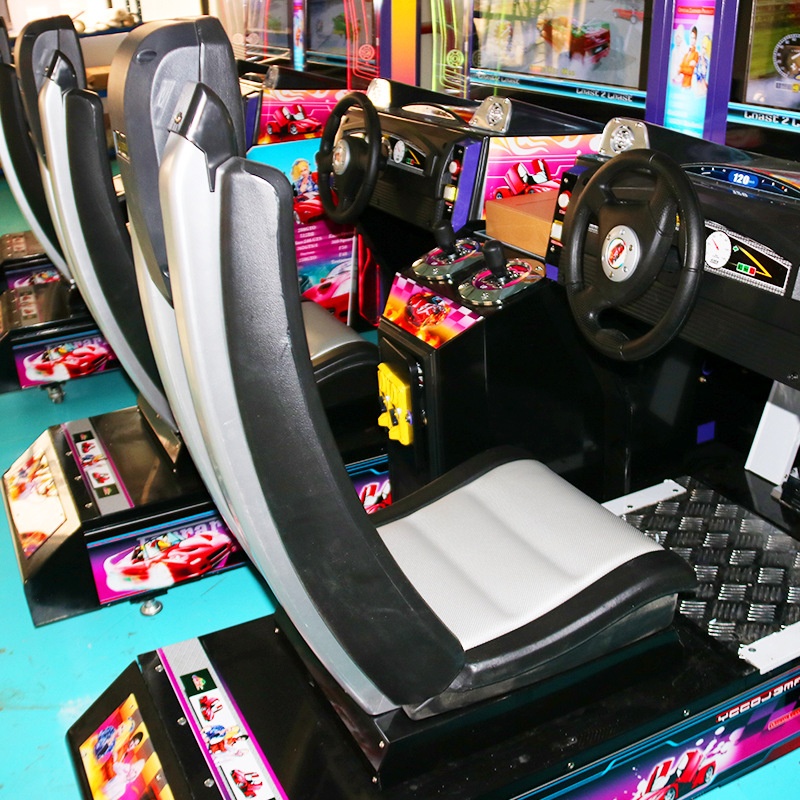 Arcade Game Machine Simulation Driving Motion Split Second Driver Upright HD Speed Zone Moto Super Arcade Game Machine