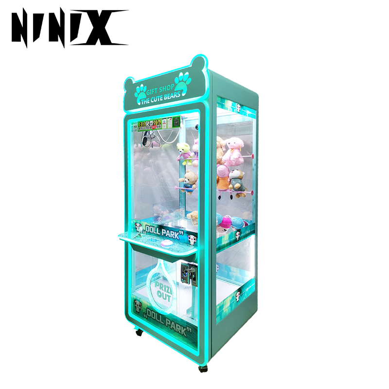 Factory Wholesale Coin Operated Arcade Crane Machine Big Claw Plush Toy Crane with Bill Acceptor Popular Coin Operated Games