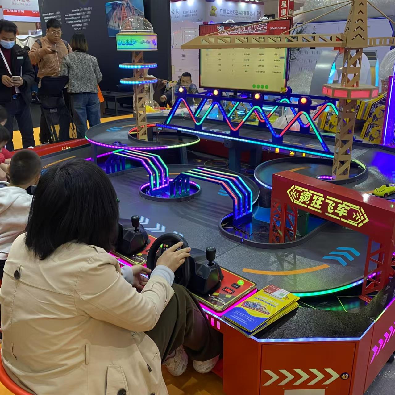 Special Mini Kart Racing Game Machine for Children Indoor Playground 6/8/10 People Racing Commercial Use
