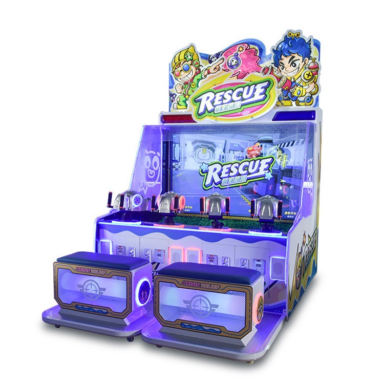 Super ball shooting machine game city arcade two-person interactive coin ball shooting machine