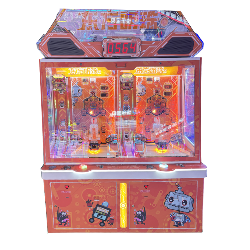 Hot Indoor Amusement Park Coin Exchange Pusher Exclusive Pearl Oriental Pearl Metal Plastic Ball Game Machine