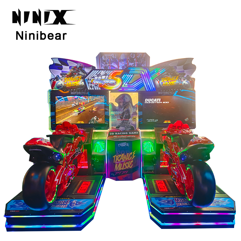 Arcade Coin-operated Game Iron Knight II Consolesmotorcycle Racing Game MachineArcade Entertainment Equipment for Amusement Park