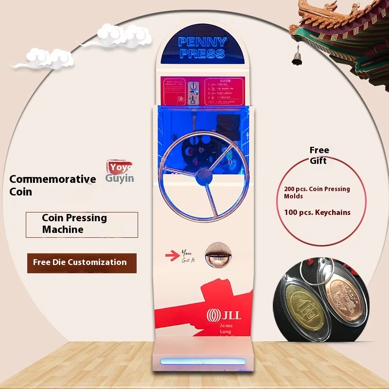 NINIX NINIX-58481 Coin Press Machinery Coin-operated Guangzhou Manufacturer Metal 110/220V Customizable Amusement Park Use 2025