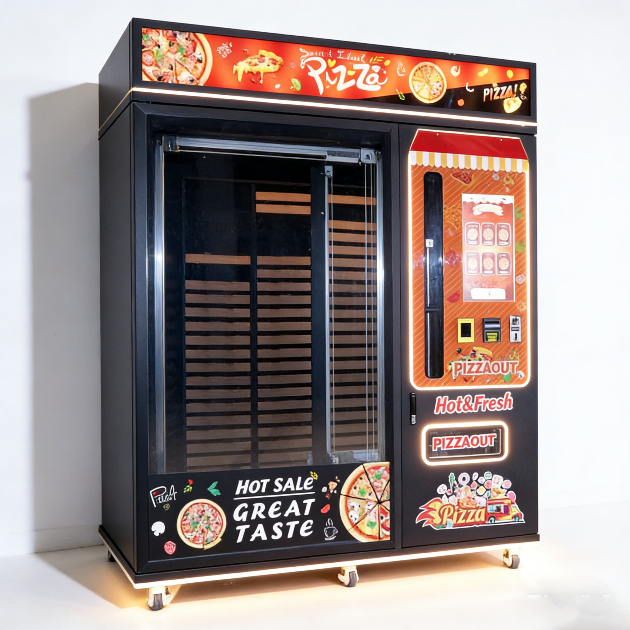 Touch Mini Baking De Interior Multi-functional Pizza Vending Machine Spain with Ship Pizza Vending Machine Spain