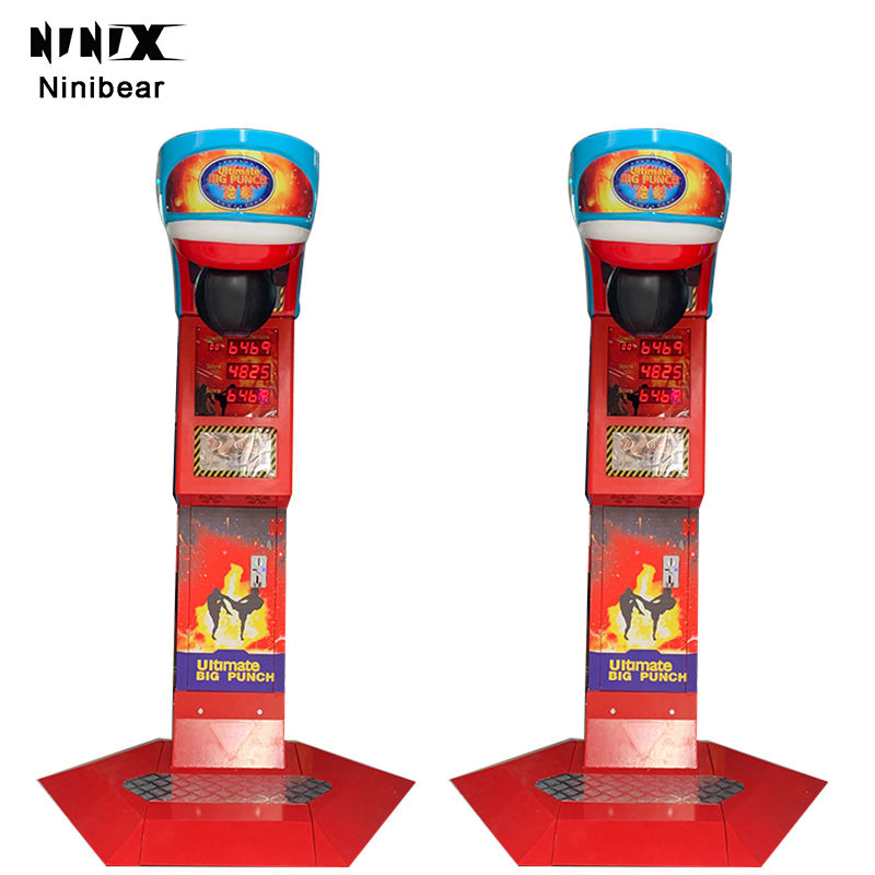 Outdoor Arcade Power Measuring Force Machine Fist Force Explosion Game Machine Electronic Scoring Boxing Entertainment Equipment