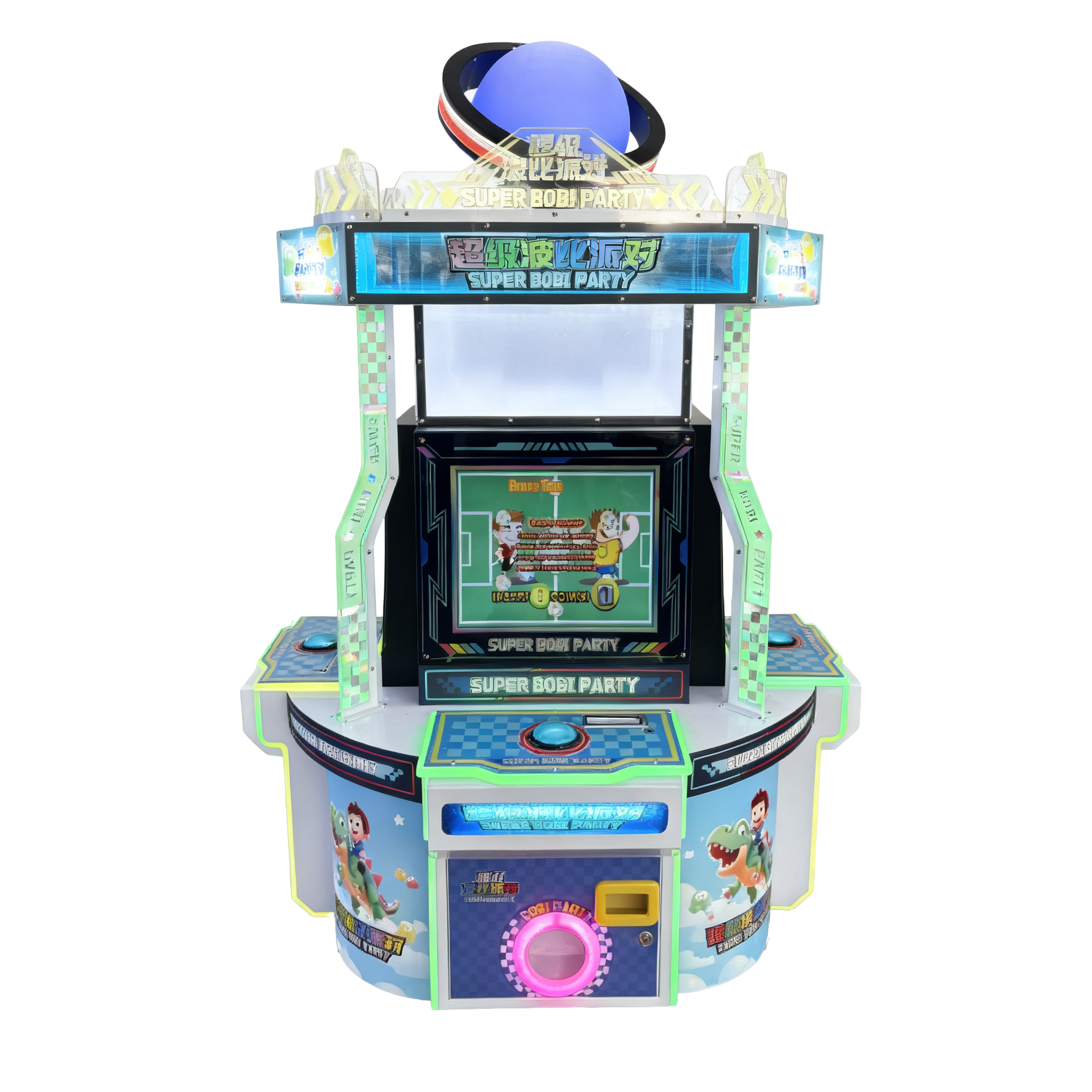 Super Bowl Party Multiplayer Arcade Game Machine Stainless Steel LED Lighting Interactive Sports Game Amusement Park Game Room