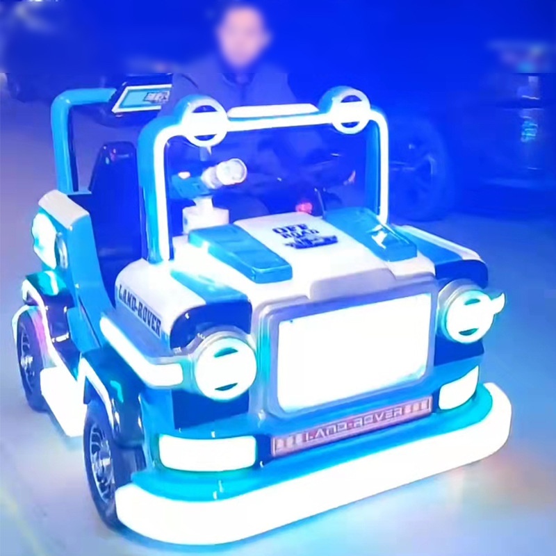 New Model Indoor/Outdoor Electric Bumper Car Light-Up Fiberglass Ride-On Entertainment Equipment for Children for Shopping Mall