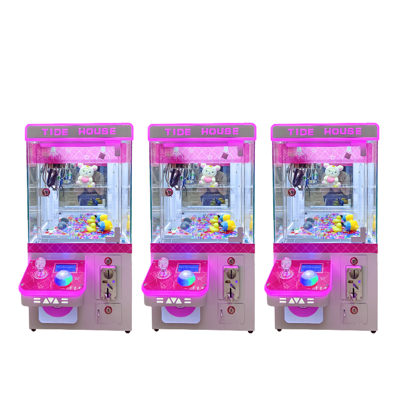 Factory Small Doll Machine Coin Operation Toy Crane Mini Arcade Claw Sugar Machine Super Mini Claw Machine
