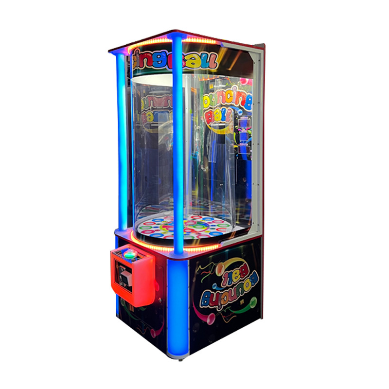 Children's Fluorescent Jumping Ball Game Machine Coin Operated Indoor Entertainment for Shopping Malls and Video Game Cities