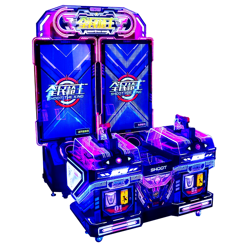 Children's Age 6+ Arcade Coin-Operated Rapid Shooting Game Machine Simulation Laser Gun Shooting for Sale