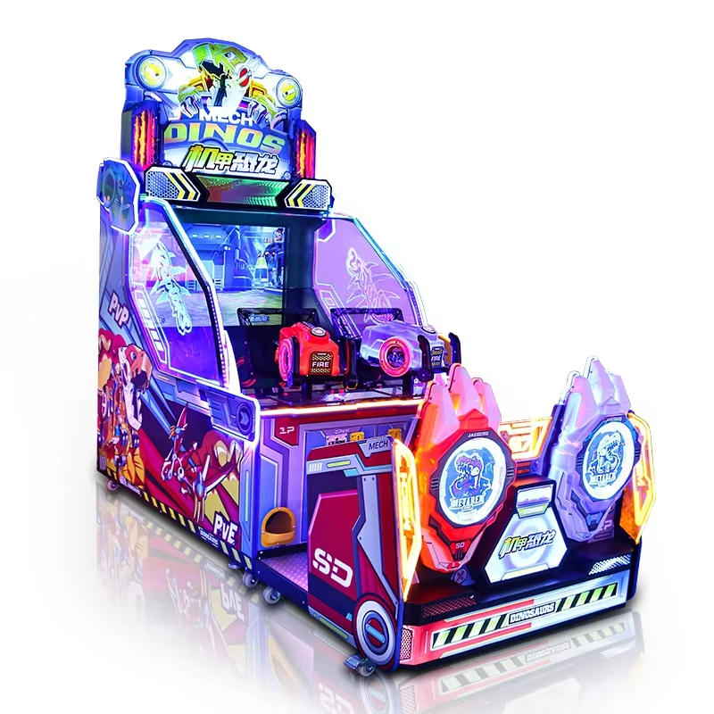 Indoor Large Arcade Simulation Shooting Game Machine Mecha Dinosaur Children's Shooting Game Machine