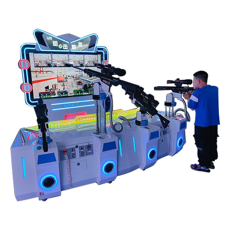 Arcade Shooting Game Machine Gun Simulator Coin Operated Video Game Equipment Interactive Laser Target System for Amusement Park