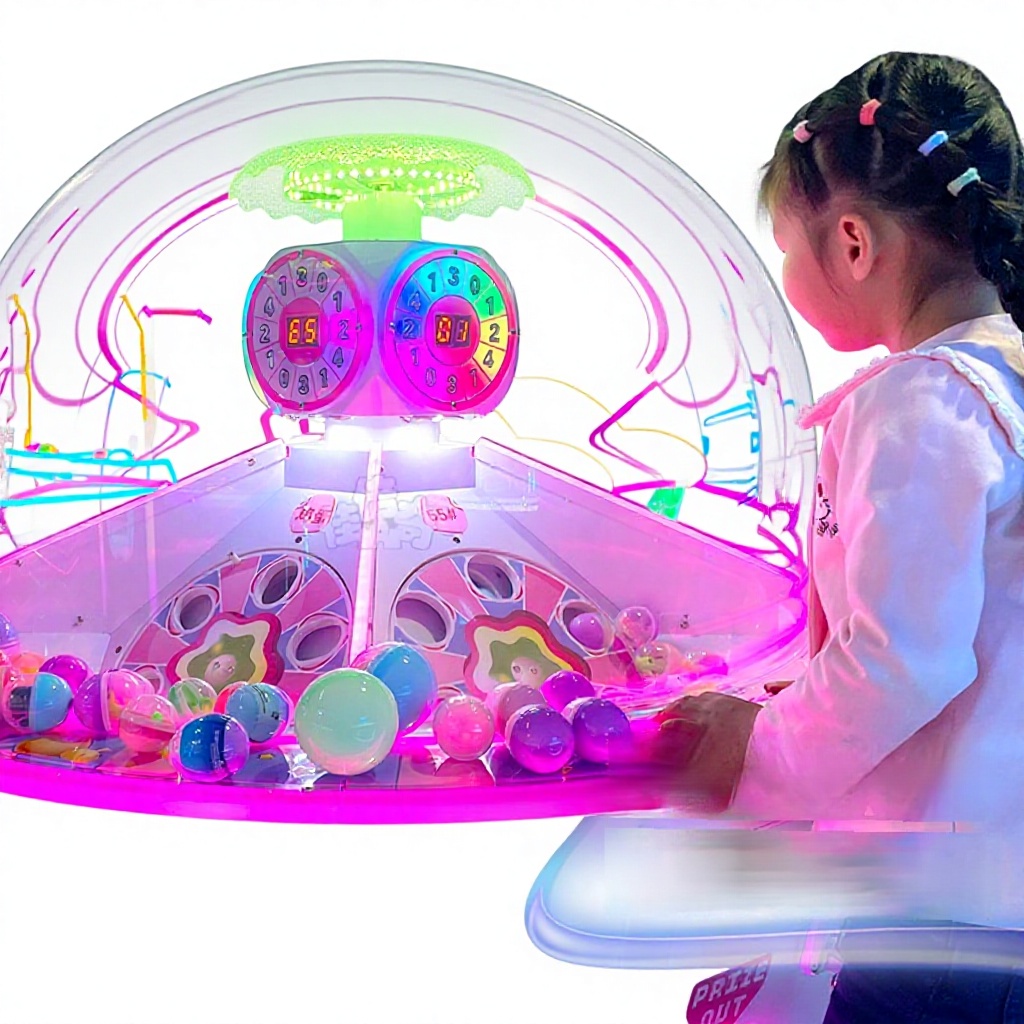 Five People's Candy Gift Machine Video Game City Coin-operated Large Four-person Egg Twisting Amusement Equipment Game Machine