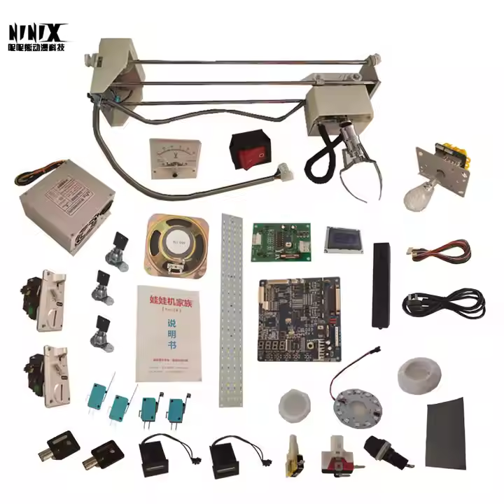 Popular Coin-Operated Crane DIY Kit Complete Equipment with Claw Machine Accessories Manufacturer's Sale Doll Machine