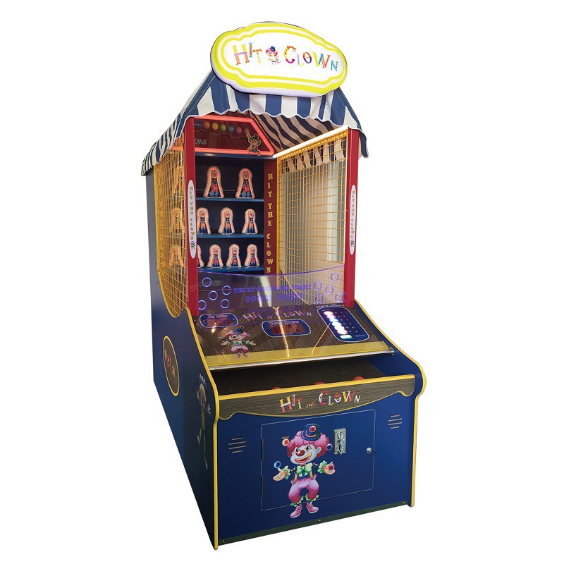 Large Indoor Pitching Machines Coin-Operated Game Carnival Lottery Machines for Children's Playhalls Durable Metal English
