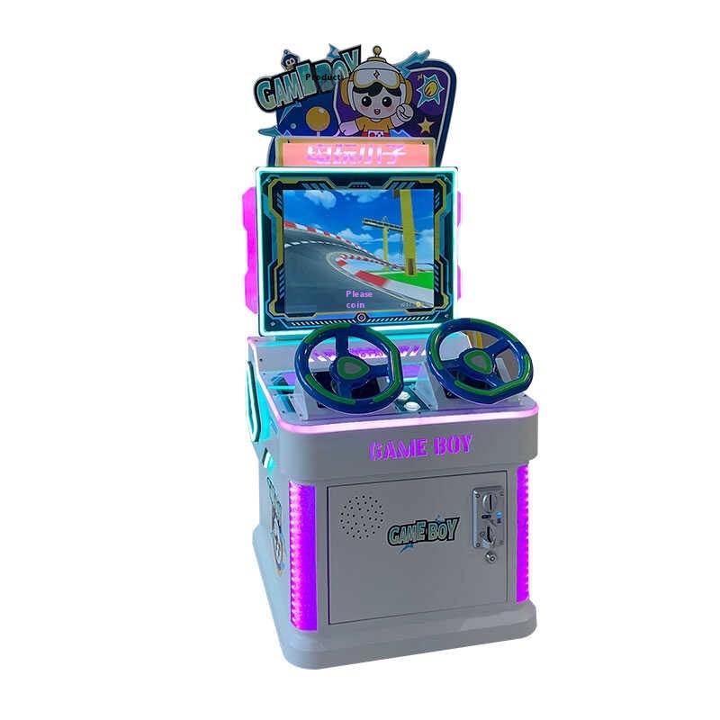 New 19-Inch Large Screen Racing Game Machine Children's Design for Indoor Parks Coin-Operated City Games