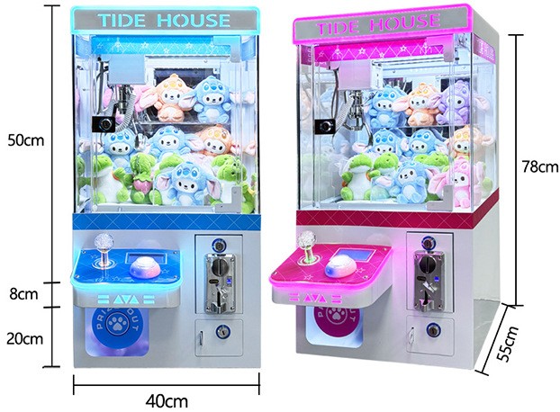 Mall Entertainment Center Equipment Mini Small Household Claw Machine for Sale Coin Operated Arcade Gift Game Claw Crane