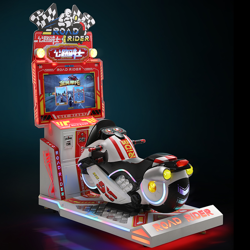 Factory Priced 3D Simulation Motorcycle Racing Coin-Operated Arcade Machine for Competitive Kids