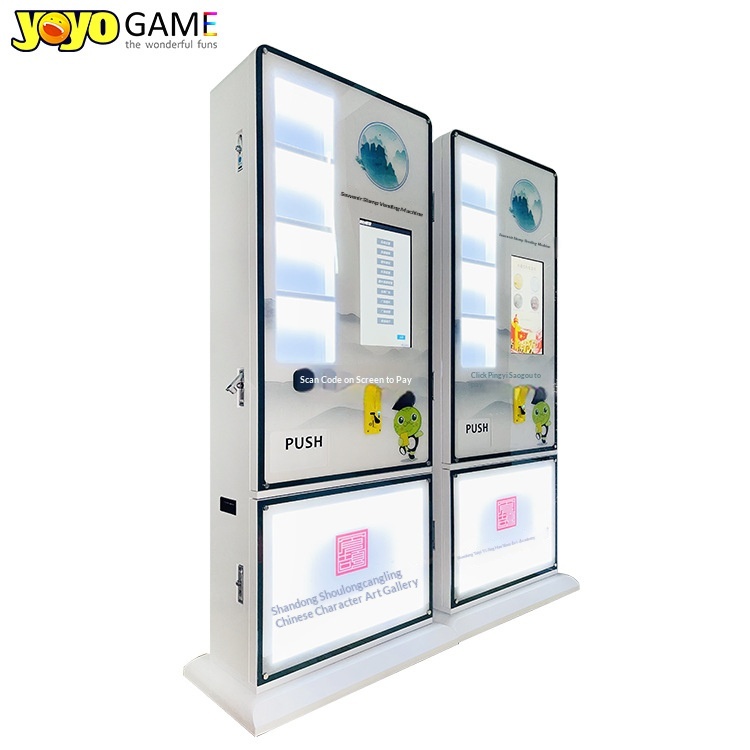 Cultural Tourism Automatic Vending Machine for Scenic Area Travel Souvenirs Refrigerator Magnets Fans Integrated Self-Service