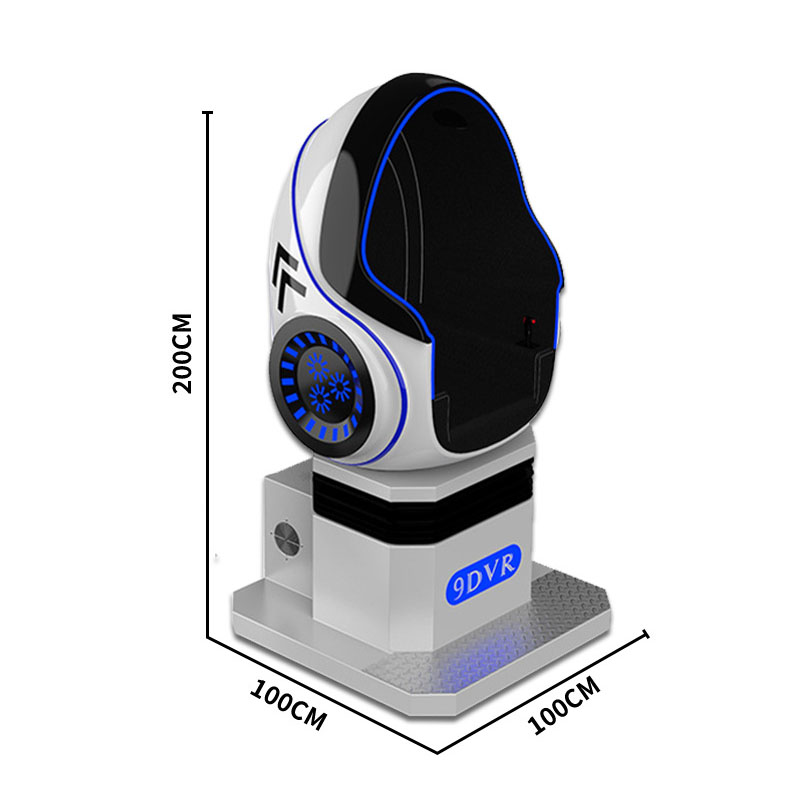 9D Virtual Reality Roller Coaster 360 Egg Chair Commercial Amusement Ride Game Machine Airport PC Metal Indoor VR Cinema