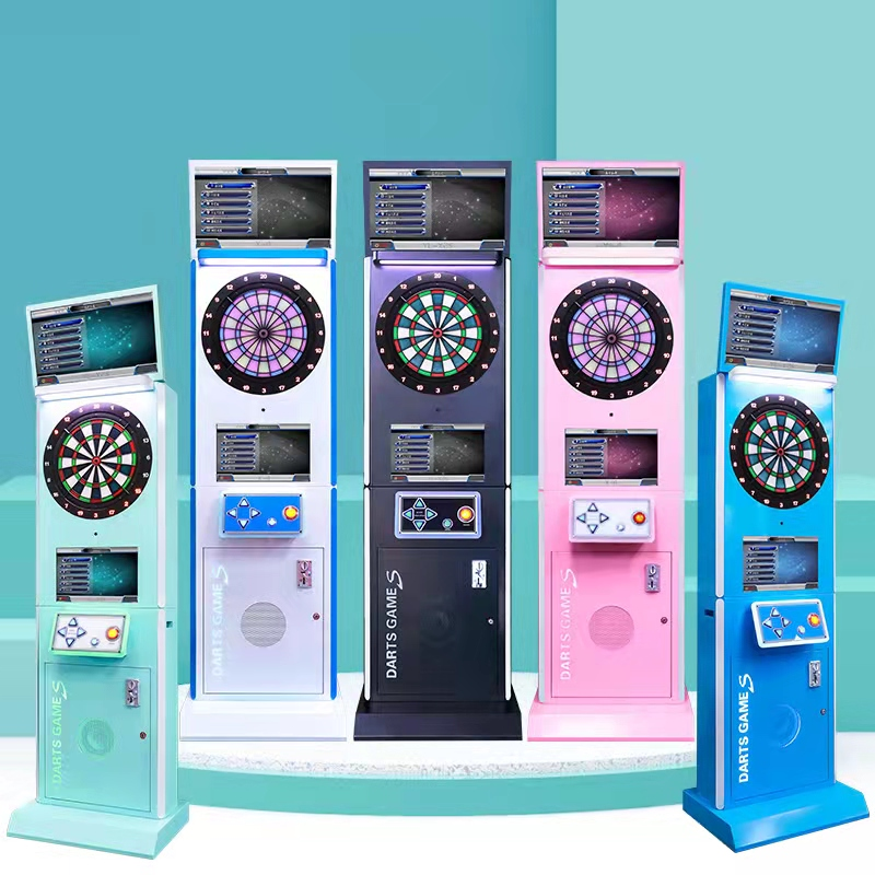Dart Machine for Bars Clubs Commercial Fully Automatic Operated Game Machines Colorful Park Scoring Smartness Indoor Sports
