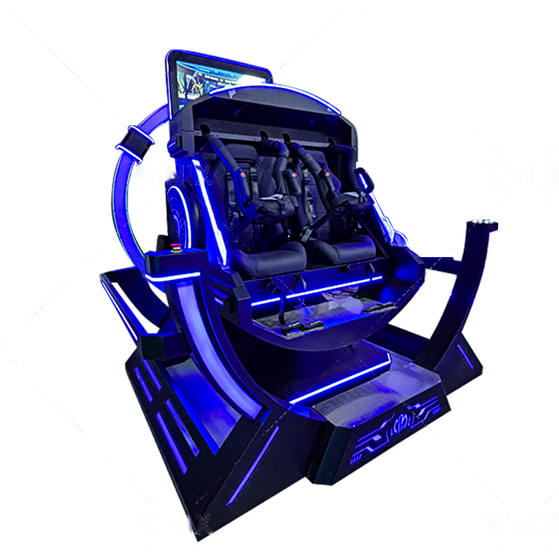 VR Motion Simulator Ride Dual Seat Virtual Reality Cinema Machine Immersive Experience Game Equipment for Amusement Park