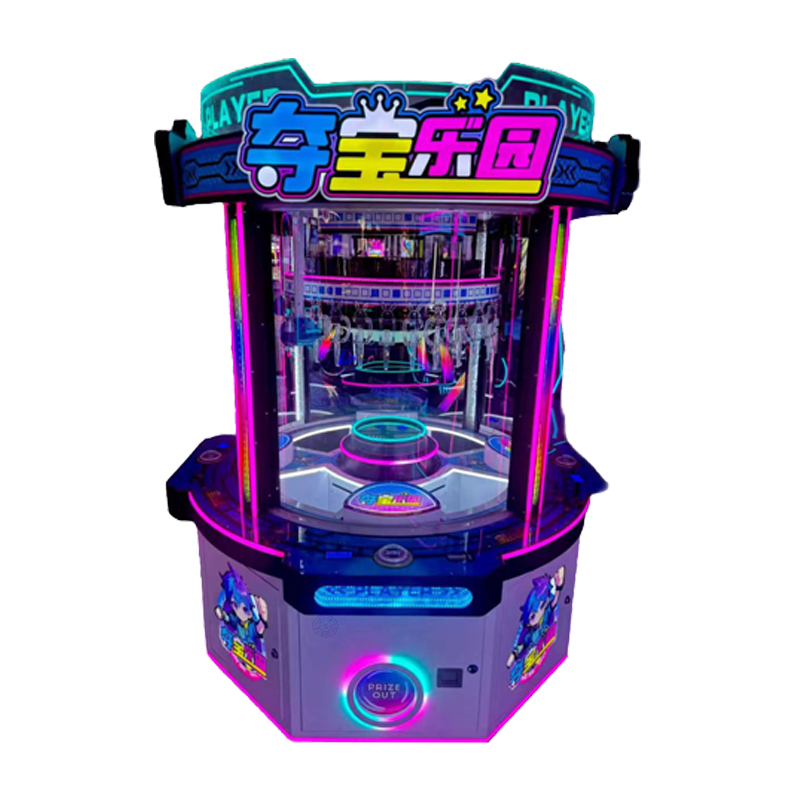 Colorful Lights Video Game Machine for Catching Treasures Coin-Operated Entertainment Equipment for Shopping Malls and Parks