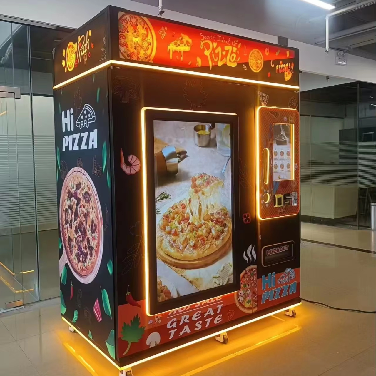 Other App Tea Touch Spain Refrigerators Mover Commercial Unmanned Price Atm Die & Cutting Vending Machine Pizza Maker