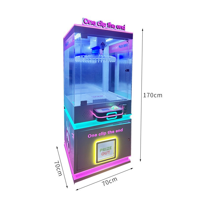Most Popular Coin-Operated Crane Machine Arcade Entertainment Center with Mini Claw Toy Dolls Coin-Operated Claw Machine