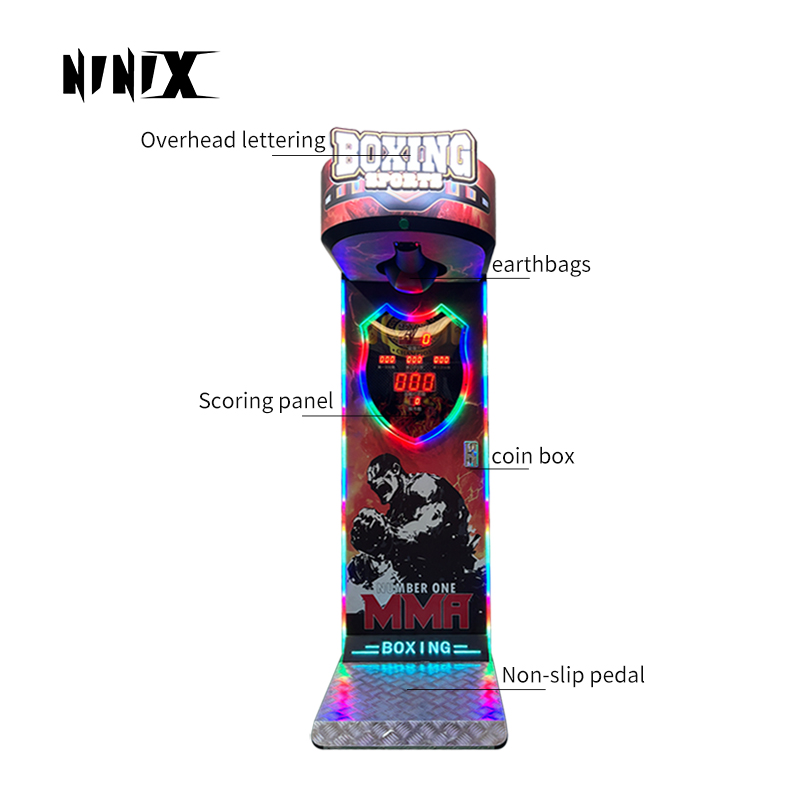 Electronic Boxing Game Machine With  Steel and Iron Material for Indoor Sport Centers and Amusement Parks Boxing Game Machine