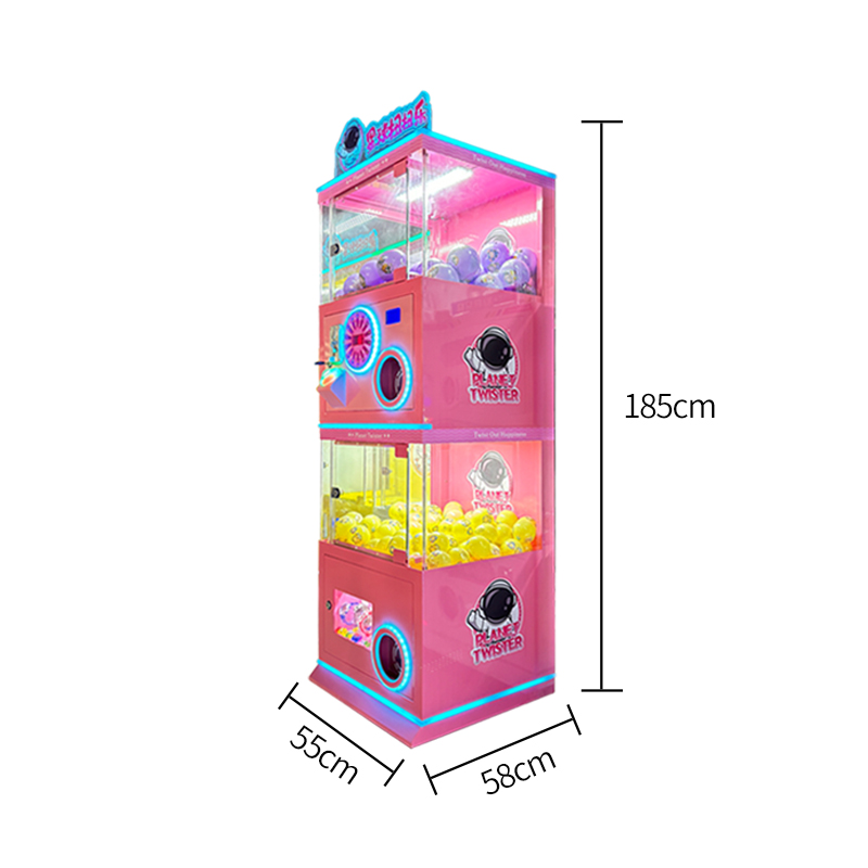 The Double-layer Gacha Machine Is a Commercial Large-scale Arcade Equipment for Scanning Codes or Inserting Coins